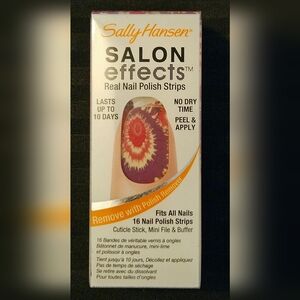 Sally Hansen Salon Effects Nail Polish Strips - Purple & Orange Tie-Dye